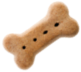 Bone shaped pet food